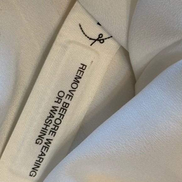 Ann Taylor Women Size 2 Ivory Jewel Neck 3/4 Sleeve Sheath Dress - Picture 12 of 16